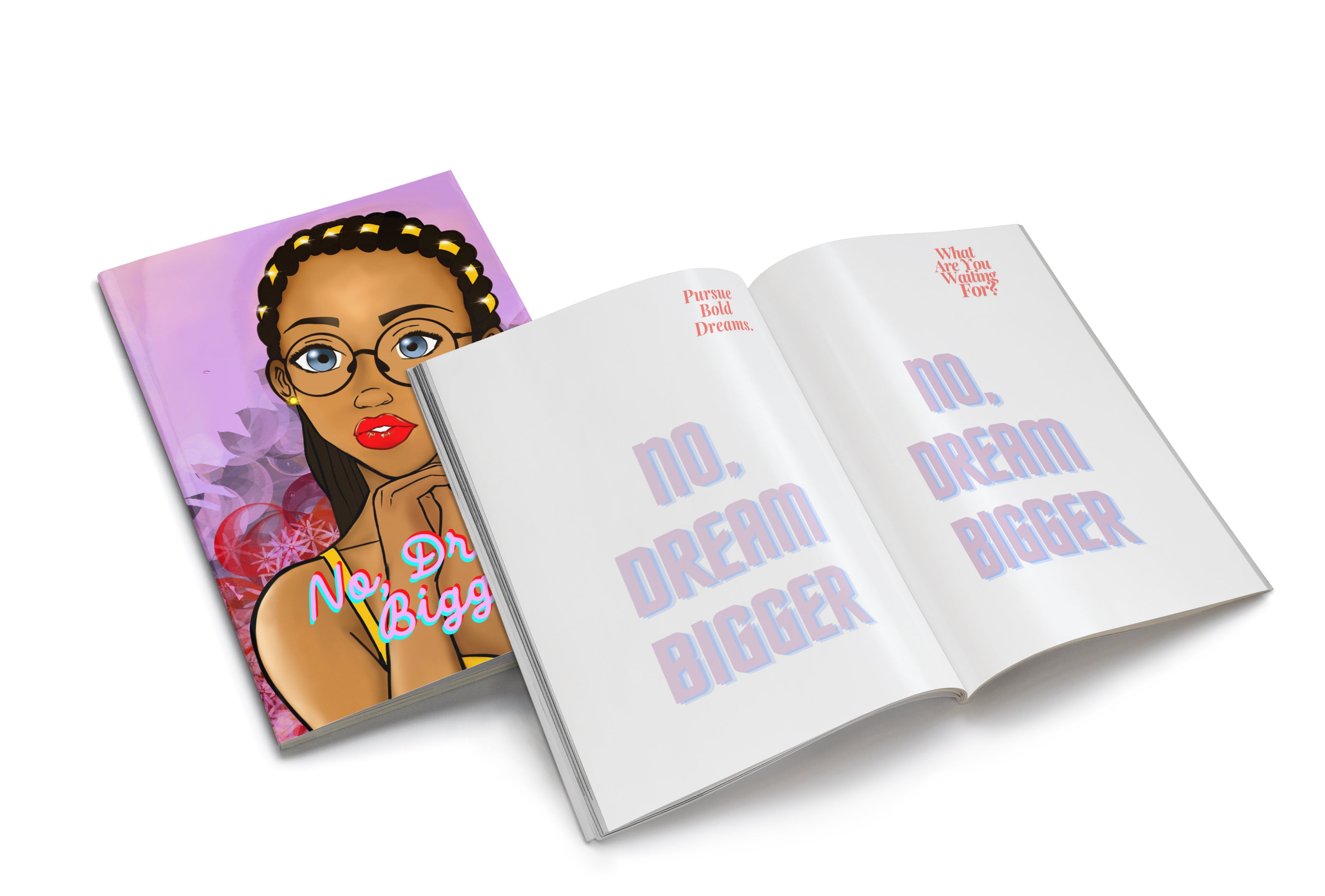 No, Dream Bigger Notebook w/ various quotes
