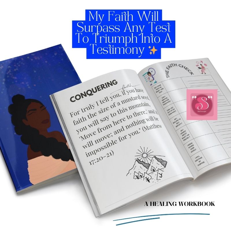 Buy My Faith Journal - Empowering Black & White Guided Workbook