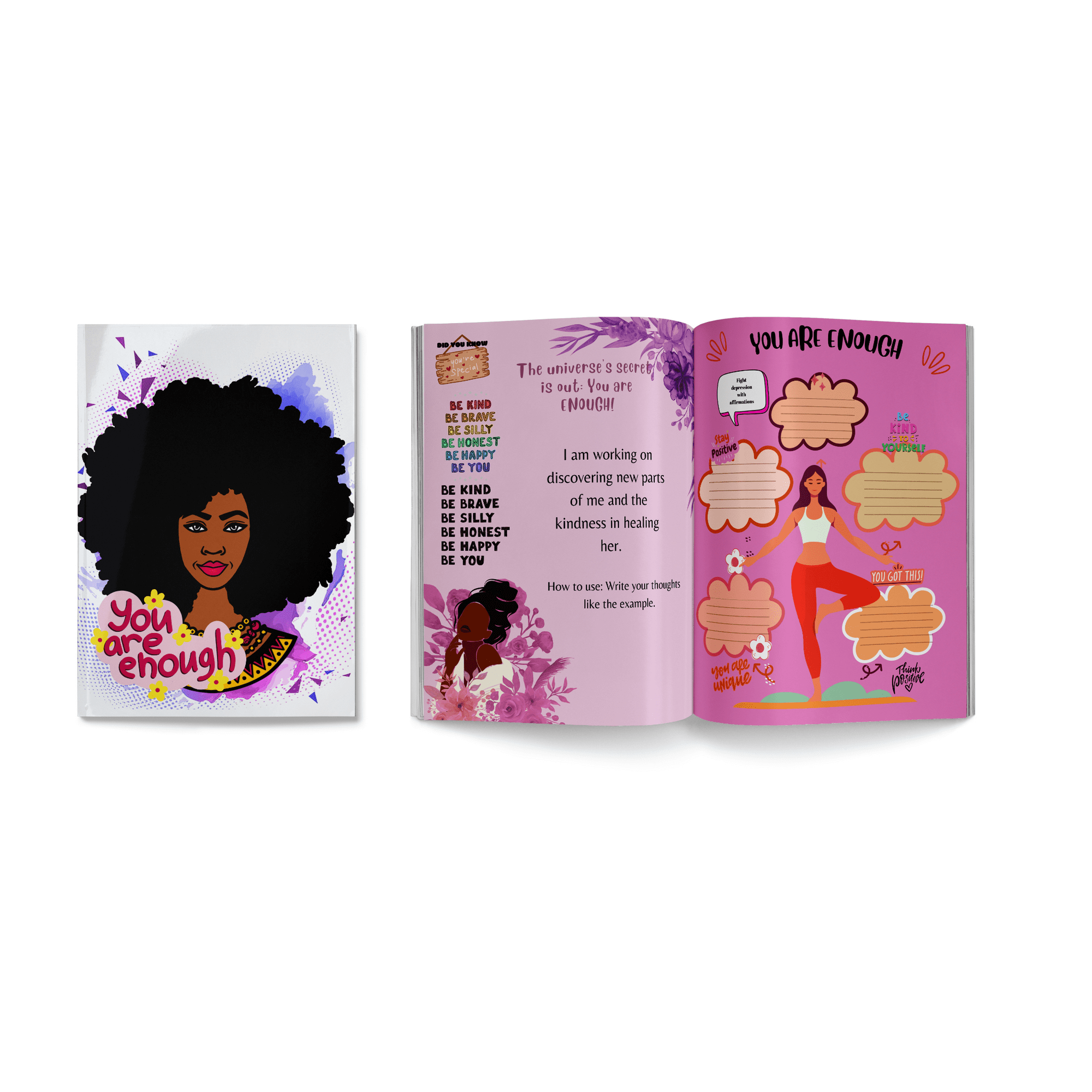 You Are Enough Journal - Personalized Self-Growth & Reflection